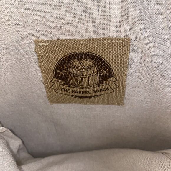 new The Barrel Shack Handcrafted “The Adrianna” Bag Tote Backpack Boho Linen - Picture 8 of 10